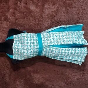 Kay Dee Turquoise and White Apron